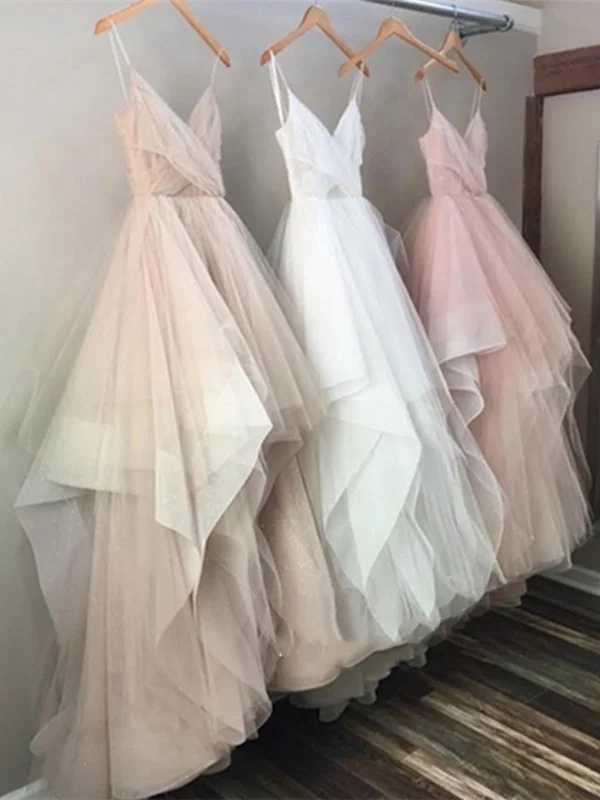 Women's Clothing For Outdoor Events Hurry Before It's Gone Custom Made Champagne Prom Dress, White Prom Dress, Pink Prom Dress, Champagne\White\Pink Wedding Dress, Champagne\White\Pink Formal Dress