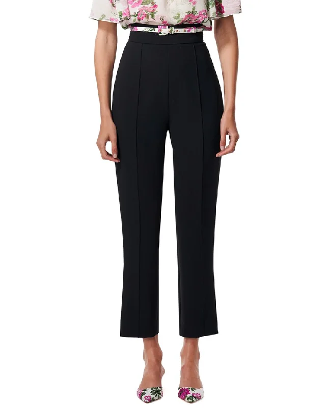 Vintage Clothing For Women Evening Looks Carolina Herrera High Waisted Wool-Blend Skinny Pant