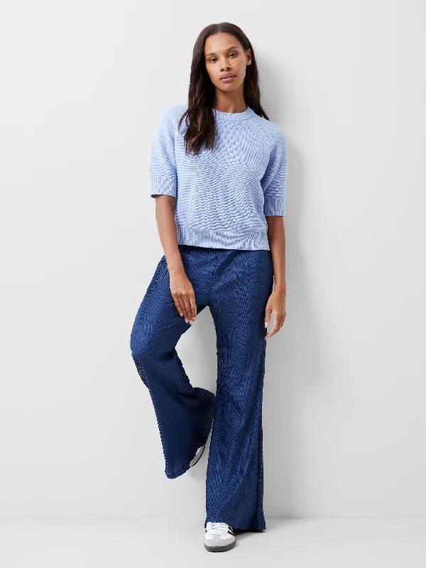 Women's Effortless Casual Outfit Stylish Looks Scarlette Plisse Trousers