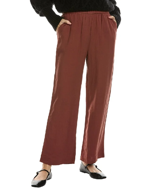 Women's Outerwear Clothing Best Seller Seraphina Linen-Blend Pant