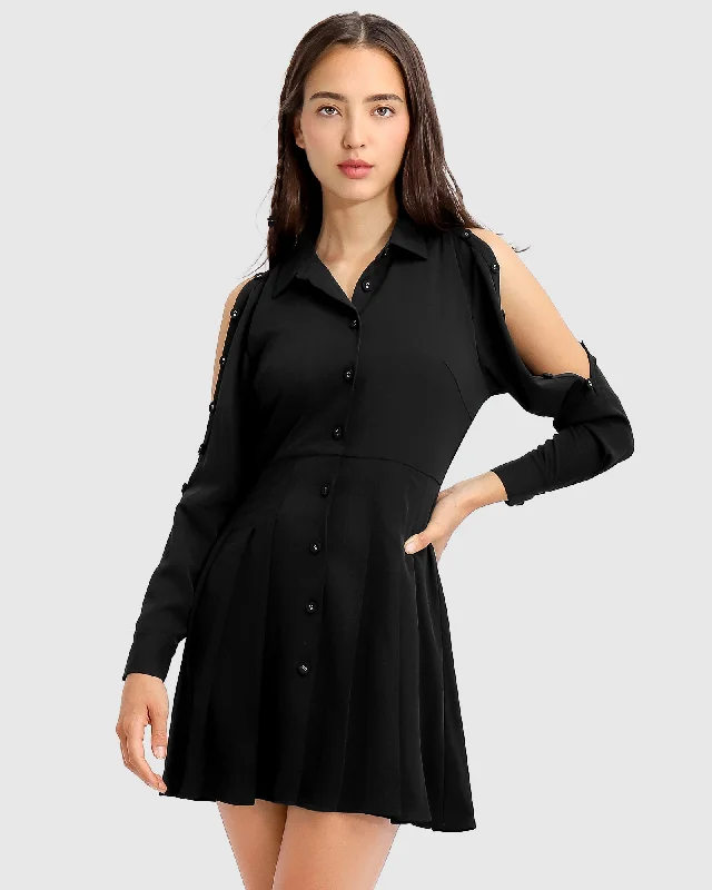 Fashion-Forward Women's Clothing Effortless Comfort Boy Meets Girl Mini Dress