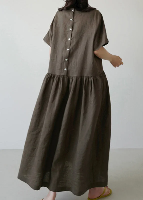 Chic Clothes For Women The Latest Fashion Trends Chic Ruffled Wrinkled Maxi Dresses Short Sleeve