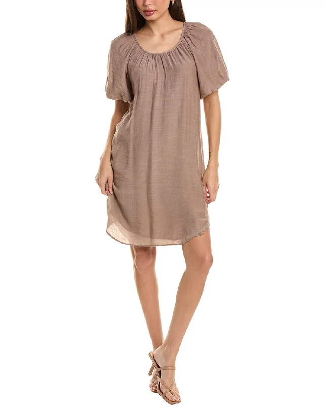 Women's Outdoor Attire Forward Trendsetter Bobeau Bubble Sleeve Mini Dress