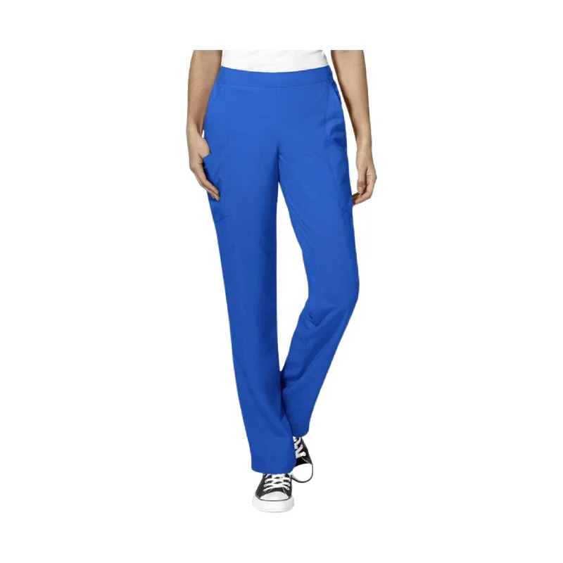 Casual Chic Women's Clothes Luxe Layering Wonderwink Women's Full Elastic Scrubs Pants - Royal