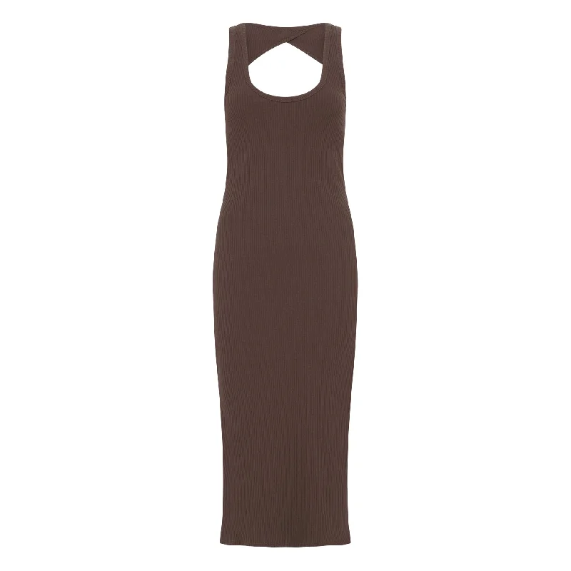 Women's Vintage Garments Exclusive Sale Spell Staples Rib Singlet Midi Dress