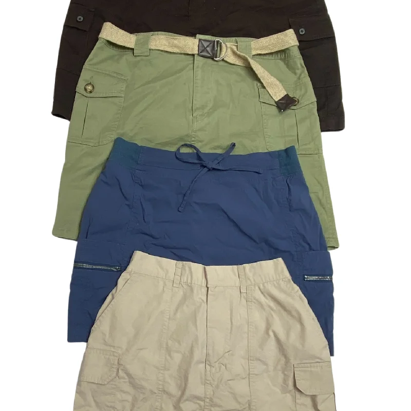 Stylish Women's Outerwear Apparel Special Offers, Don'T Miss Cargo Mini Skirts 18 pcs 14 lbs F1213509-16