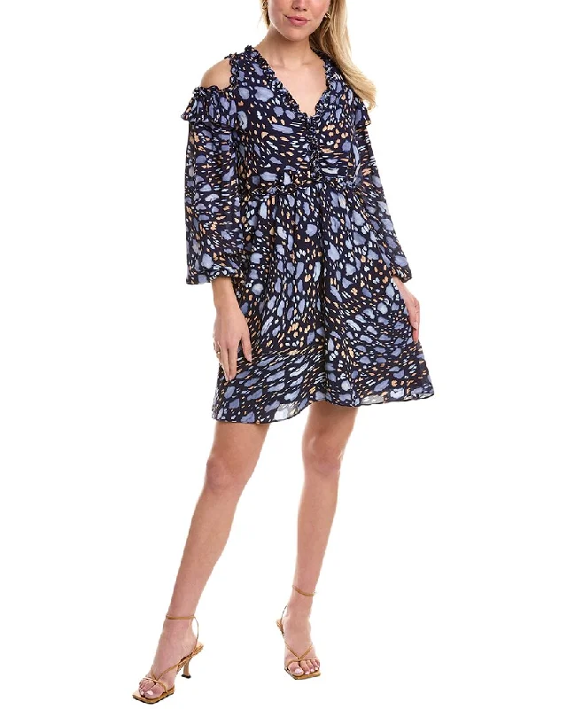 Women's Night-Out Outfit Feminine Charm Nanette Nanette Lepore Chiffon Mini Dress