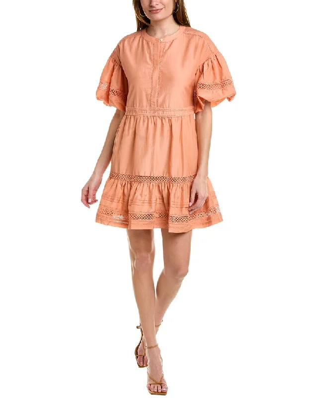 Women's Clothes And Apparel Sets Fashion Sale Marie Oliver Jade Silk-Blend Mini Dress