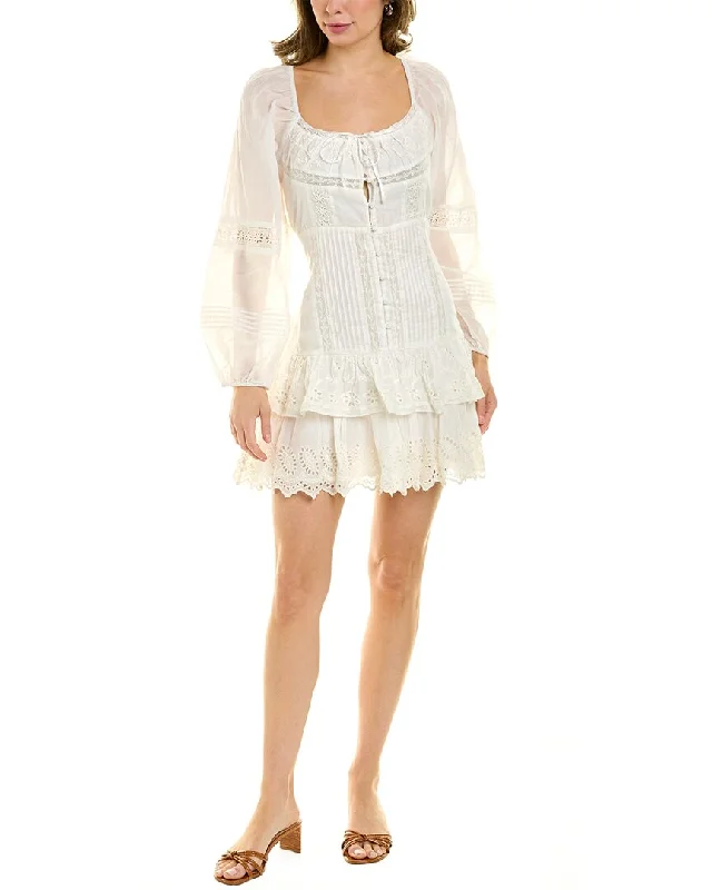 Women's Chic Outerwear Garments Summer Essentials LoveShackFancy Tayton Mini Dress