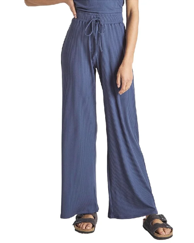 Classic Women's Clothing Styles Final Clearance Splendid Modal Rib Lyr Wide Leg Pant