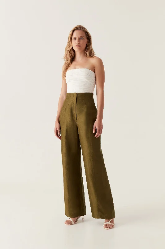 Women's Elegant Evening Outfit Unleash Your Trendy Side Theory Cinched Pant