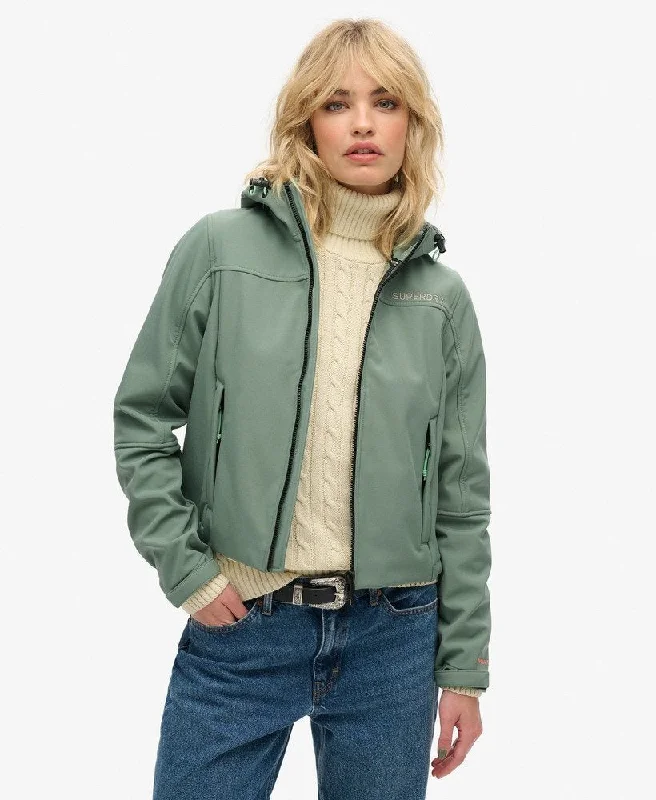 Affordable Women's Clothing Seasonal Fashion Hooded Soft Shell Trekker Jkt | Laurel Khaki