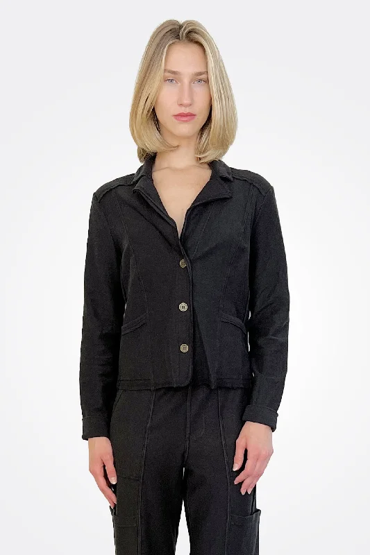 Women's Casual Apparel For Weekends Casual Chic Tacie Blazer - Black