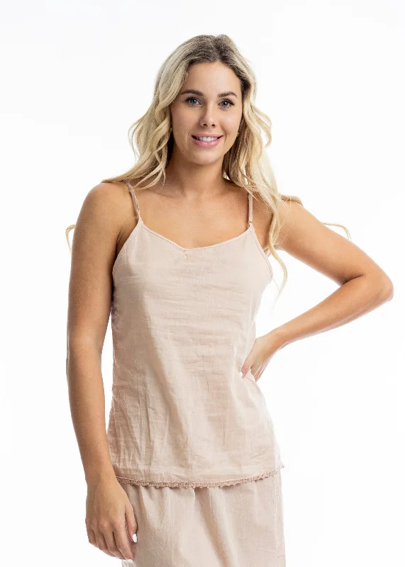 Chic Women's Attire Rustic Countryside Charm Look Orientique - Cami Slip