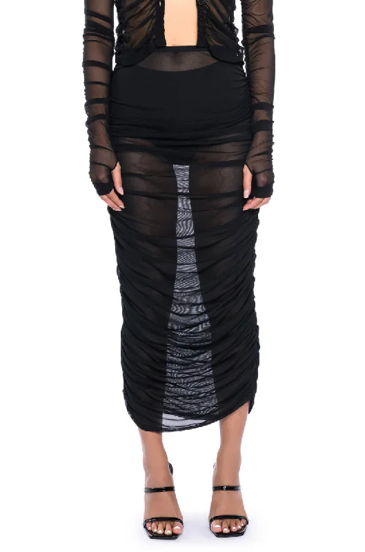 Women's Outfit Limited Quantities SIMPLE BLISS MESH MAXI SKIRT