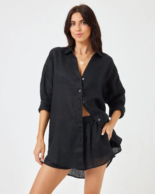 Women's Seasonal Wardrobe Clothing Everyday Basics Rio Tunic - Black