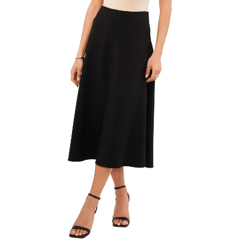 Women's Layered Outfit Hot Picks Womens Solid Polyester A-Line Skirt