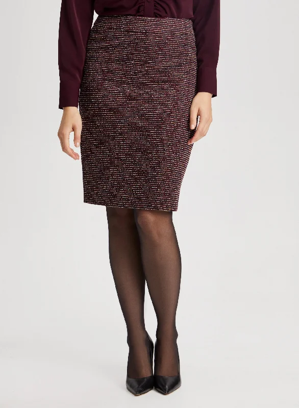 Stylish Women's Garments Style Your Wardrobe Bouclé Pencil Skirt