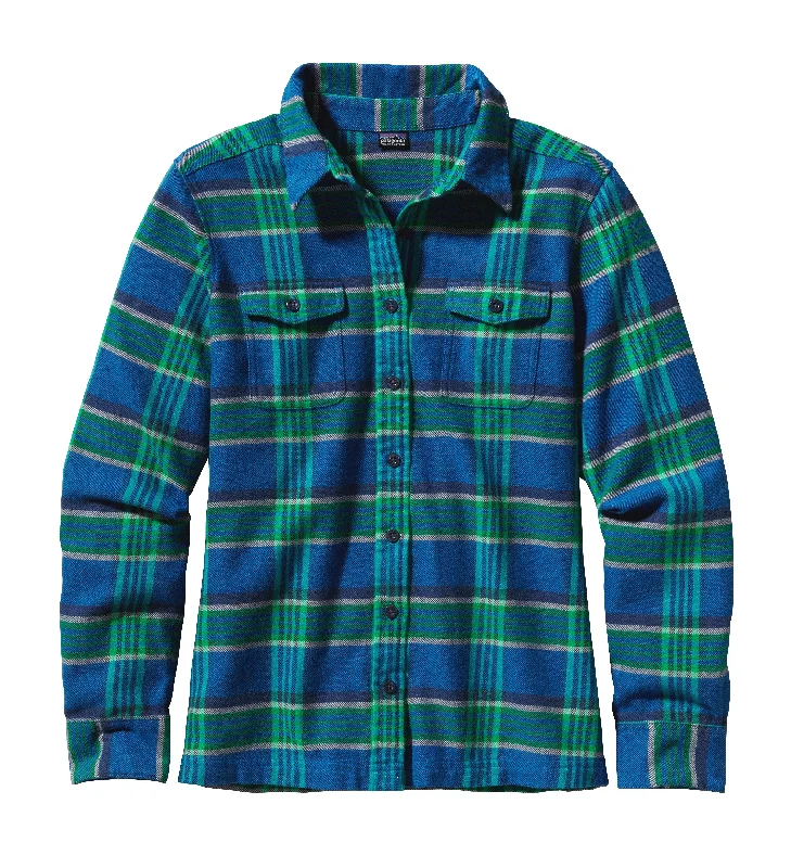 Women's Office Attire Cutting Edge Fashion W's Long-Sleeved Fjord Flannel Shirt