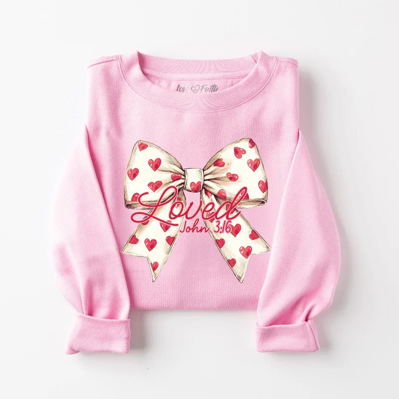 Women's Wedding Apparel Chic Trends Unveiled Loved Bow Sweatshirt