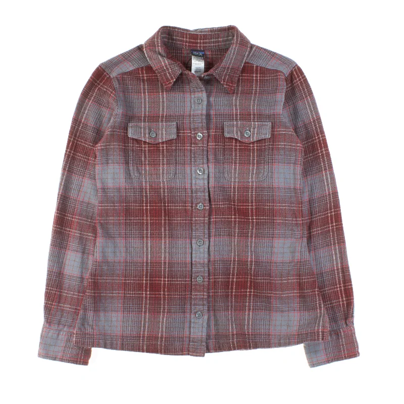 Women's Effortless Casual Outfit Trend Driven Wardrobe W's Long-Sleeved Fjord Flannel Shirt