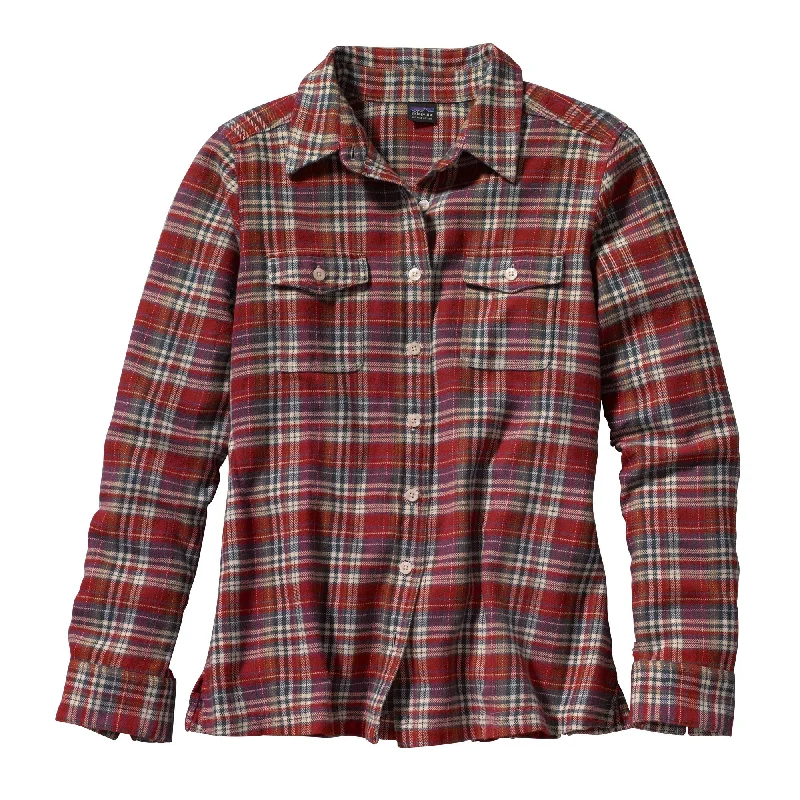 Elegant Women's Attire Your Timeless Wardrobe Awaits W's Long-Sleeved Fjord Flannel Shirt