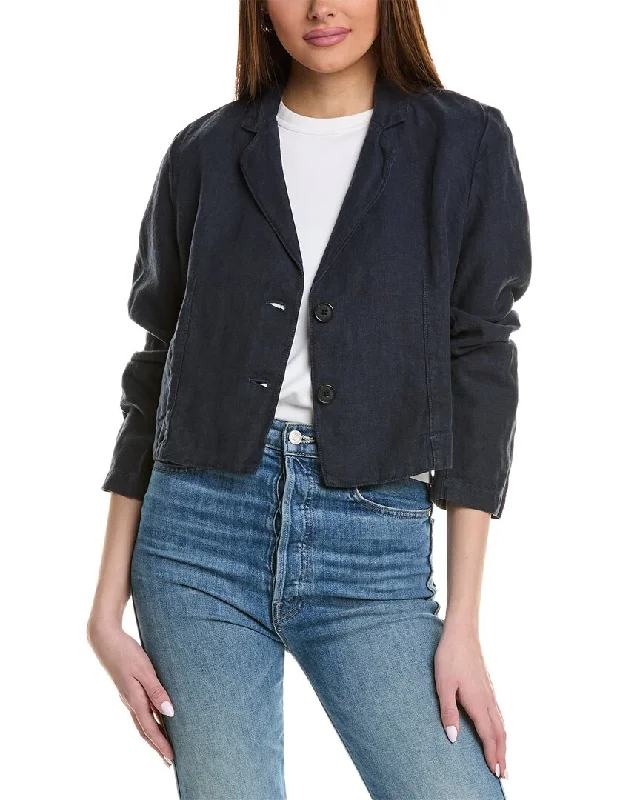 Women's Holiday Apparel Effortless Chic Apparel Velvet by Graham & Spencer Finley Linen Blazer