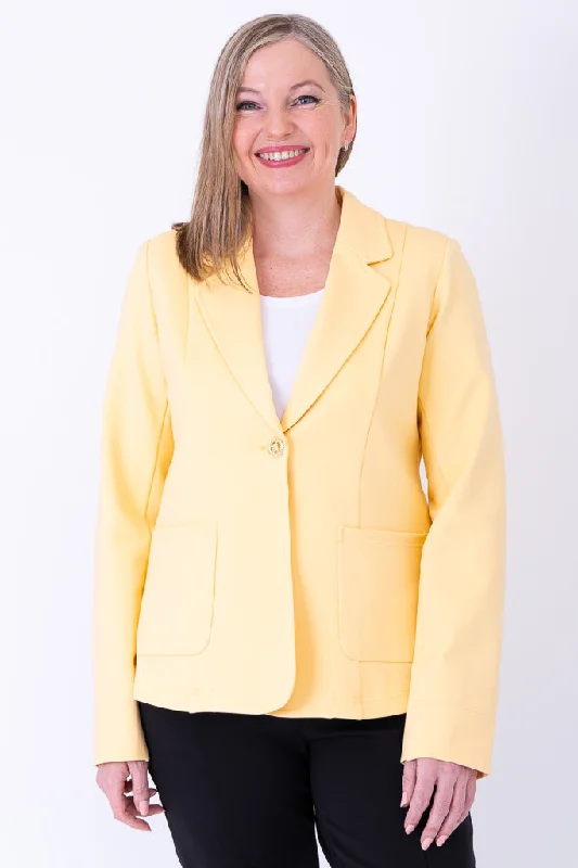 Timeless Women's Apparel Limited - Time Bundle Anders Blazer, Butter, Modal