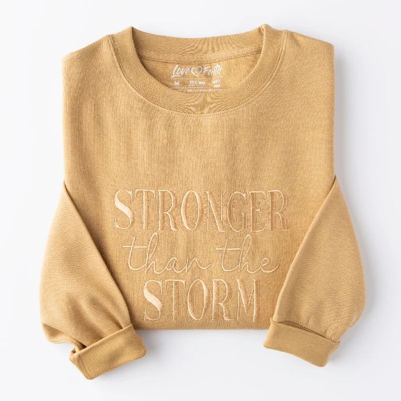 Women's Professional Apparel Effortless Style, Endless Impact Embroidered Stronger Than The Storm Sweatshirt