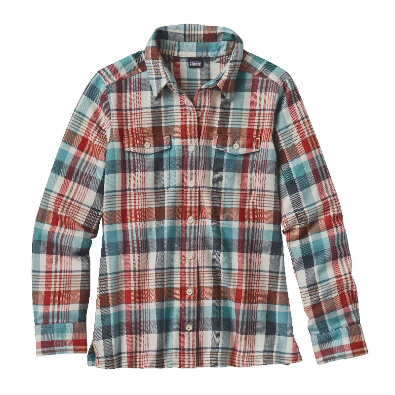 Women's Seasonal Attire Timeless Elegance Redefined W's Long-Sleeved Fjord Flannel Shirt