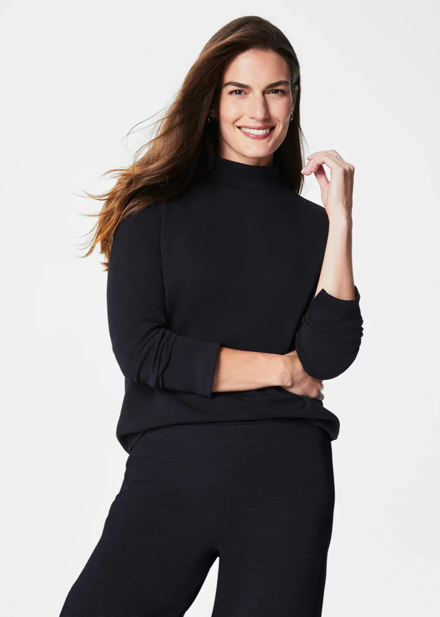 Women's Classic Outfit Best Deals Of The Season Spanx - AirEssentials Mock Neck Pullover