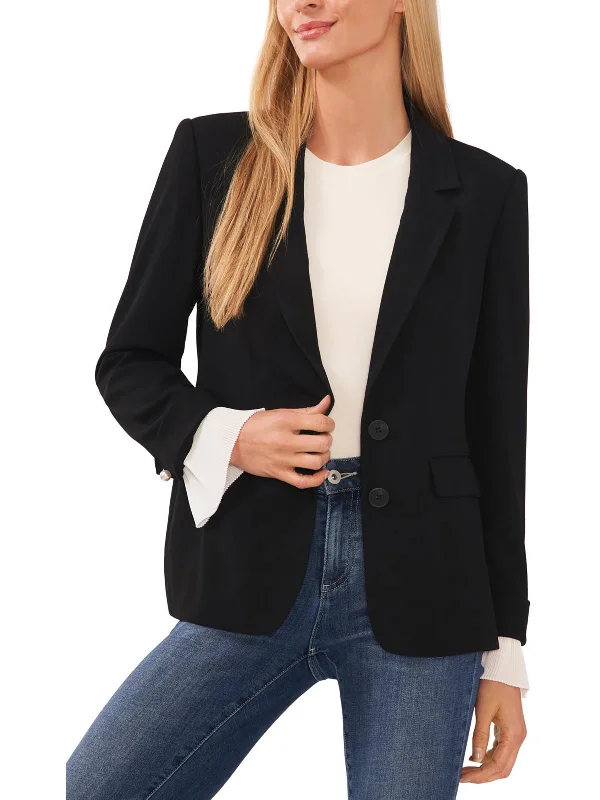 Women's Casual Wear Clothes Style Upgrade Womens Scuba Evening Two-Button Blazer