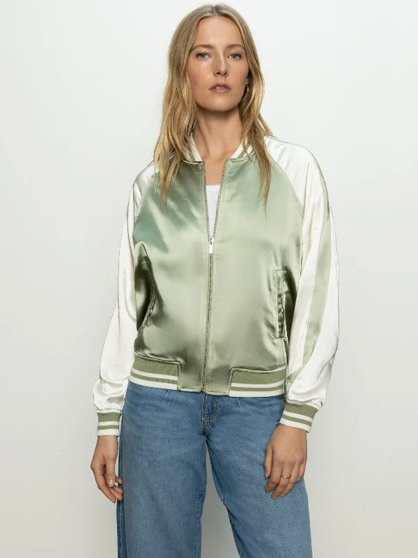 Women's Versatile Apparel Summer Splash Sale Souvenir Jacket Sage