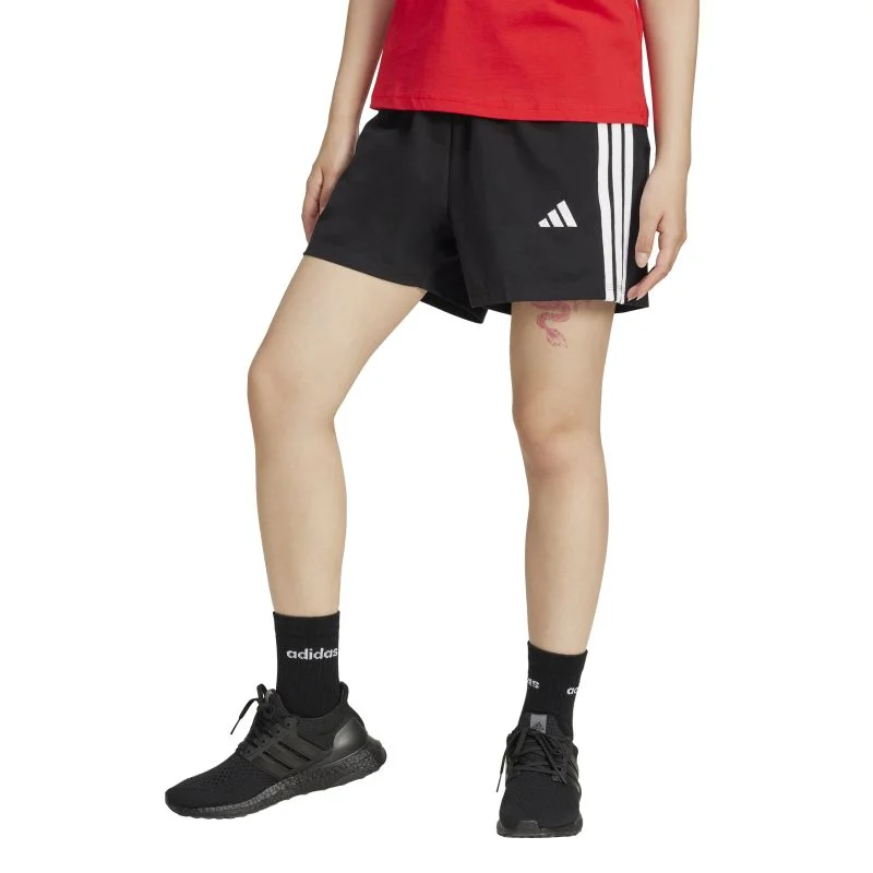 Classic Women's Apparel Disco - Inspired Retro Dance Look Adidas Womens Essentials 3-Stripes Cotton Short