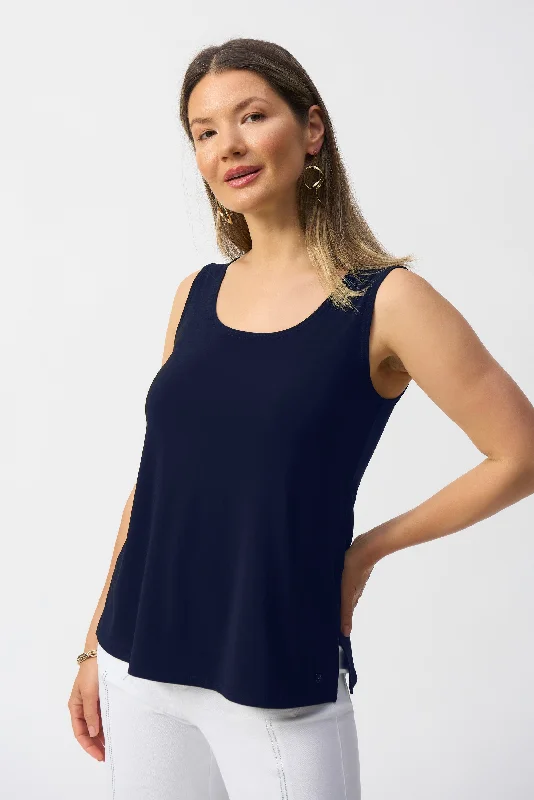 Women's Trendy Casual Outfit Feminine Grace Joseph Ribkoff – Silky Knit Scoop Neck Camisole