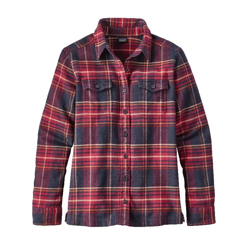 Women's Travel Attire Fashion Forward, Function First W's Long-Sleeved Fjord Flannel Shirt