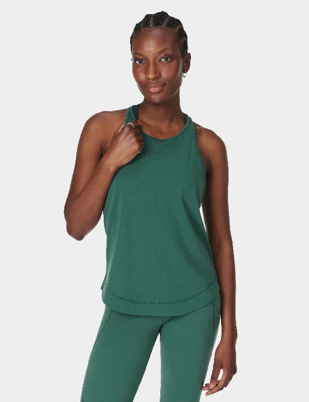 Timeless Women's Garments Fashion-Forward Breathe Easy Running Vest - Glade Green