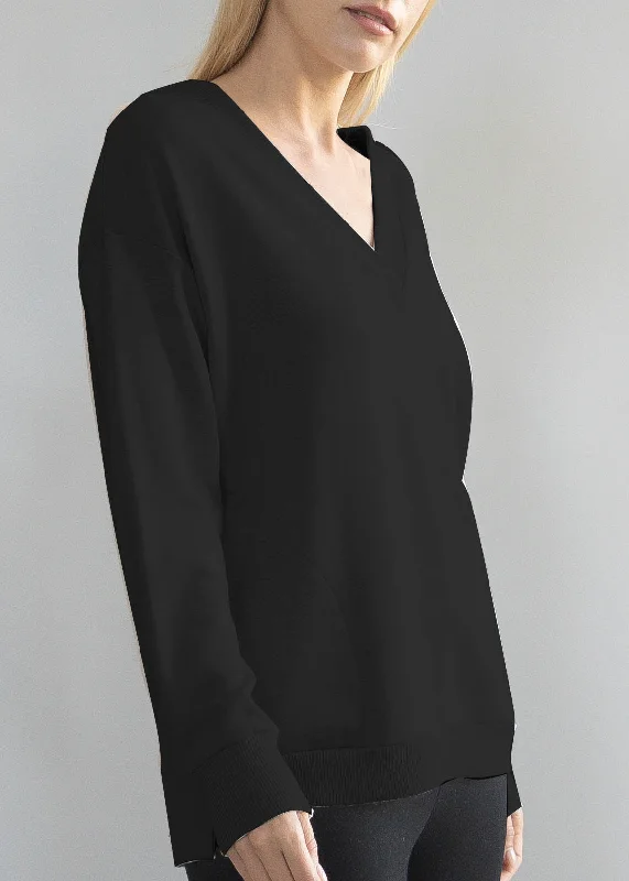 Women's Evening Attire Season Offer Capote - V-neck Pullover