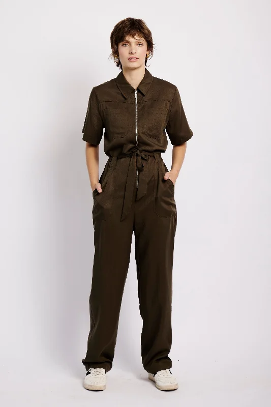 Charming Everyday Clothing For Women Special Offer For You The Lyocell Boiler Suit in Fatigue