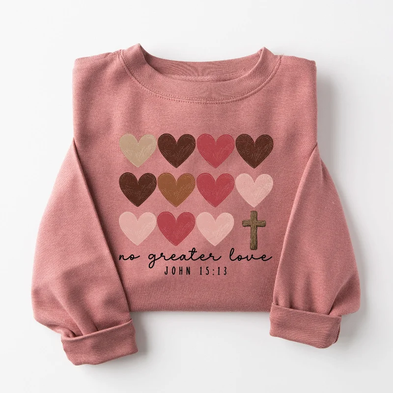 Women's Seasonal Attire Hot Brand Discounts No Greater Love Sweatshirt