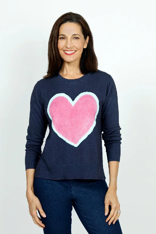 Women's Transitional Garments Exclusive Sale Lolo Luxe Big Heart Sweater