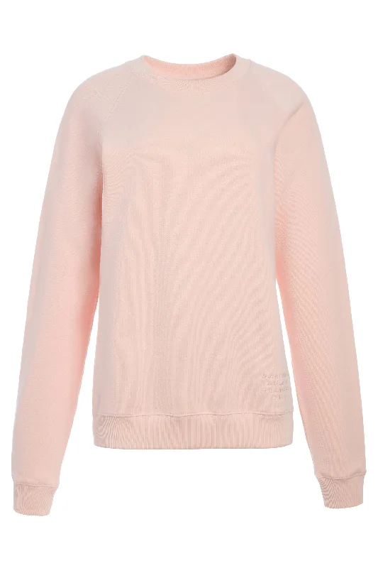 Casual Outfit For Women Shop Sales Royston Sweatshirt in Pale Blush Fine Cotton