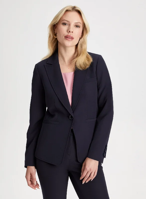 Comfortable Garments For Women Athleisure Wear Special Offer Notched Collar Blazer