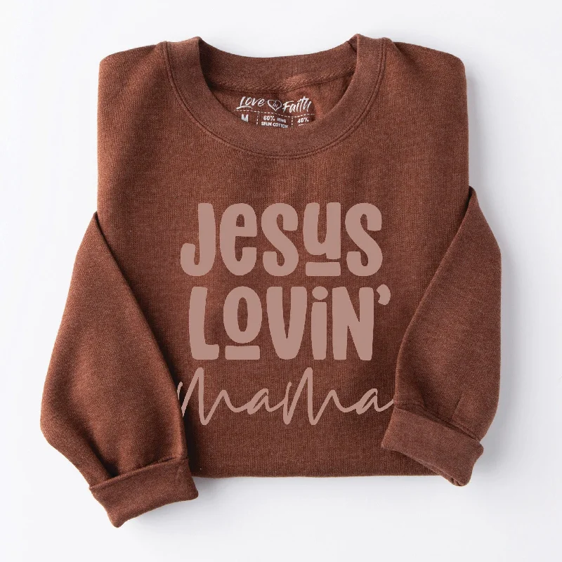 Charming Women's Garments Versatile Style Wardrobe Jesus Lovin' Mama Sweatshirt