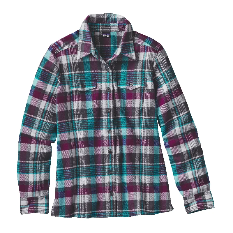 Chic Women's Attire Trendy Women's Wear Collection W's Long-Sleeved Fjord Flannel Shirt