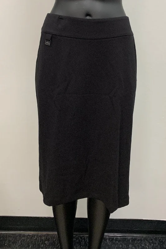 Stylish Clothes For Women Bid Farewell To The Old Season Lasania Black Pencil Midi Skirt - 715