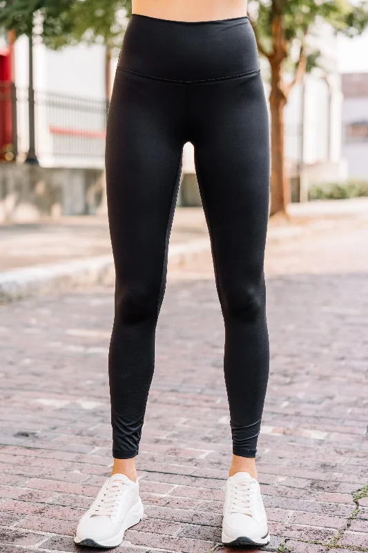 Modern Women's Clothes Special Offer Feel The Energy Black Leggings