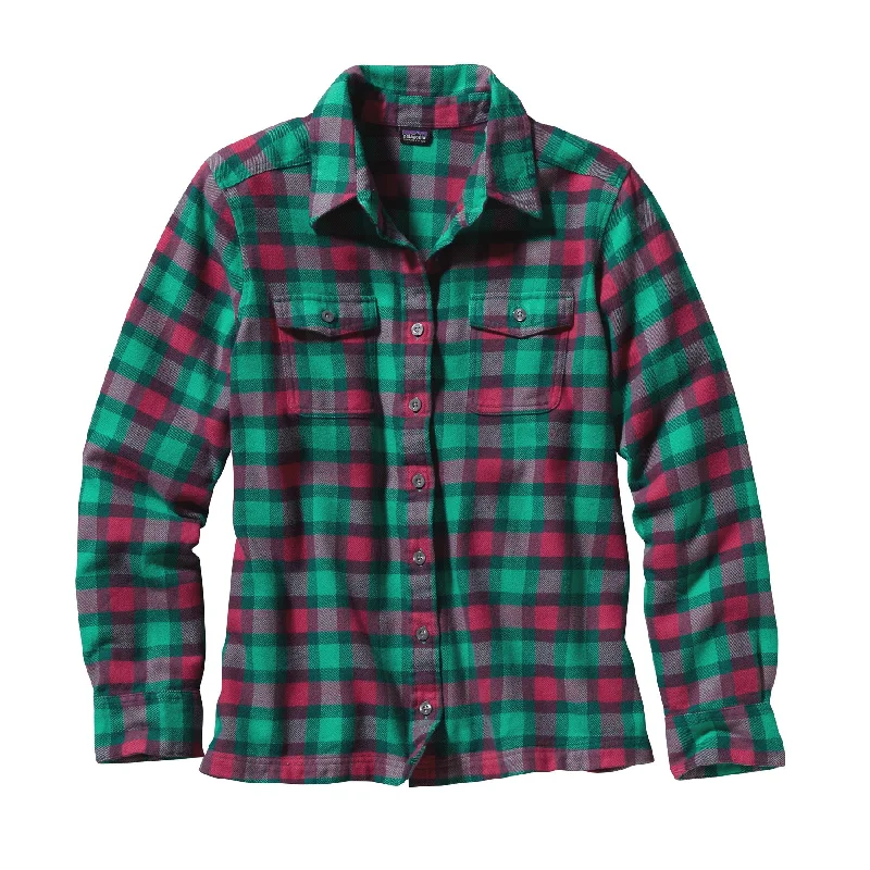 Women's Office Outfit Trendsetter's Closet W's Long-Sleeved Fjord Flannel Shirt